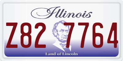 IL license plate Z827764