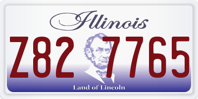 IL license plate Z827765