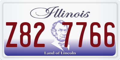 IL license plate Z827766