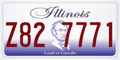 IL license plate Z827771