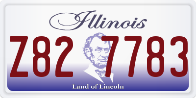 IL license plate Z827783
