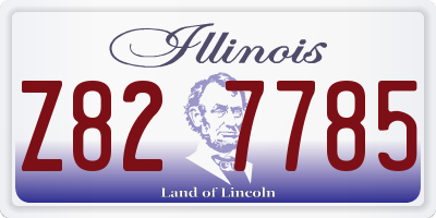 IL license plate Z827785