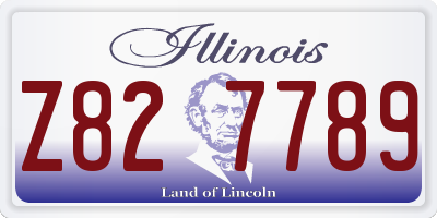 IL license plate Z827789