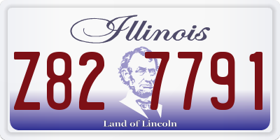 IL license plate Z827791