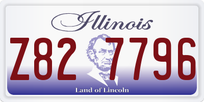 IL license plate Z827796