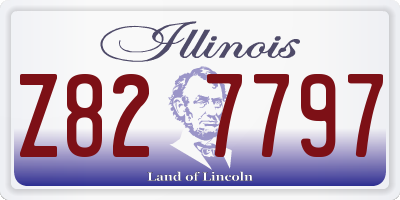 IL license plate Z827797