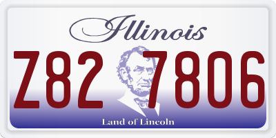 IL license plate Z827806