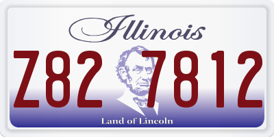 IL license plate Z827812