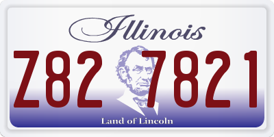 IL license plate Z827821