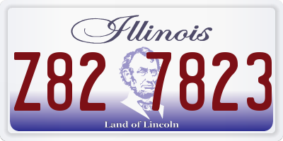 IL license plate Z827823