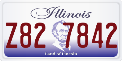 IL license plate Z827842