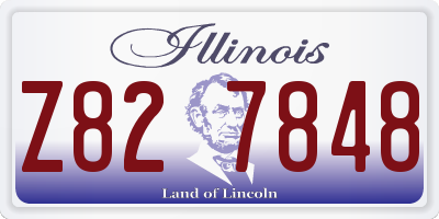 IL license plate Z827848