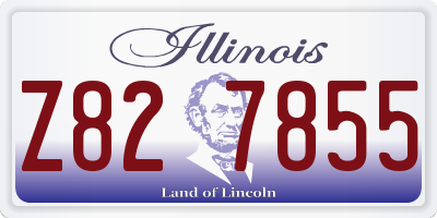 IL license plate Z827855