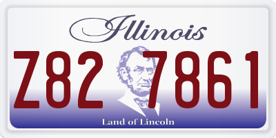 IL license plate Z827861