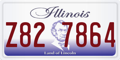 IL license plate Z827864