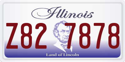 IL license plate Z827878