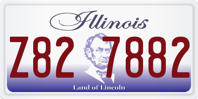 IL license plate Z827882