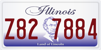 IL license plate Z827884