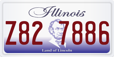 IL license plate Z827886