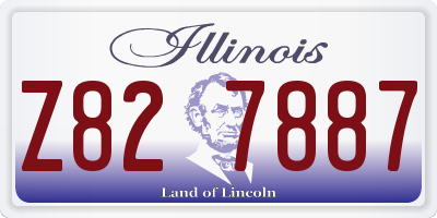 IL license plate Z827887
