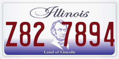 IL license plate Z827894