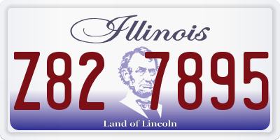 IL license plate Z827895
