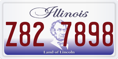 IL license plate Z827898