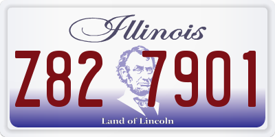 IL license plate Z827901