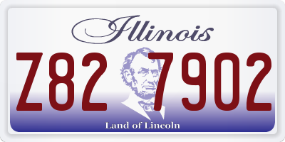 IL license plate Z827902