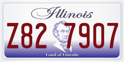 IL license plate Z827907