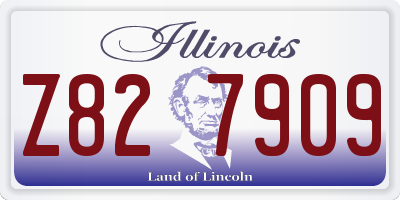 IL license plate Z827909