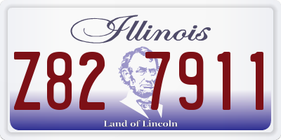 IL license plate Z827911