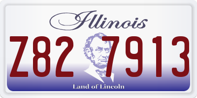 IL license plate Z827913