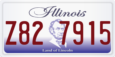 IL license plate Z827915