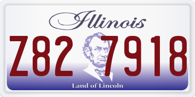 IL license plate Z827918