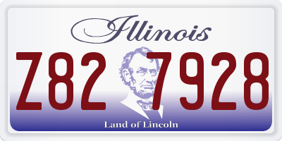 IL license plate Z827928