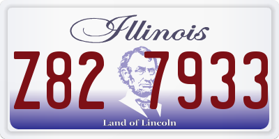 IL license plate Z827933