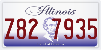 IL license plate Z827935