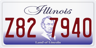 IL license plate Z827940