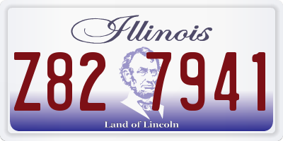 IL license plate Z827941