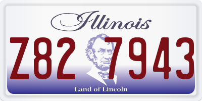IL license plate Z827943
