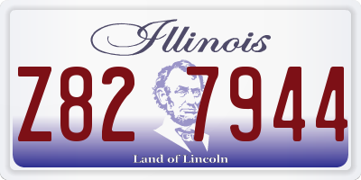 IL license plate Z827944