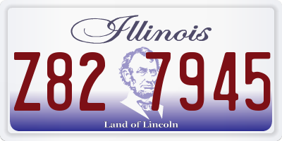 IL license plate Z827945