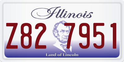 IL license plate Z827951