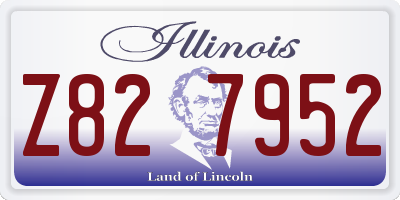 IL license plate Z827952