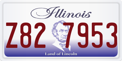 IL license plate Z827953