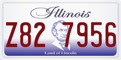 IL license plate Z827956