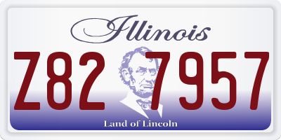 IL license plate Z827957