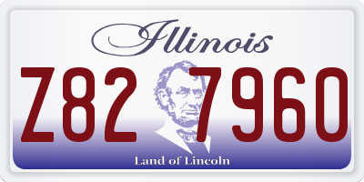 IL license plate Z827960