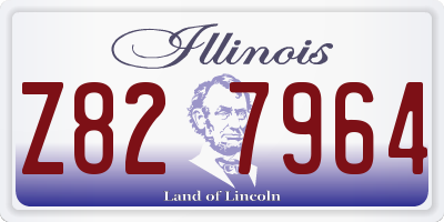 IL license plate Z827964